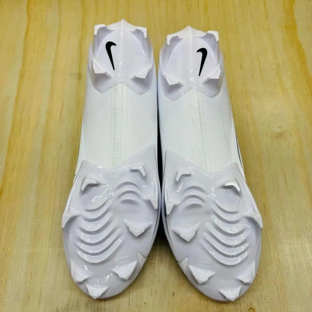 NEW Nike Vapor Edge Pro 360 White Black Football Cleats Sz 13 FN7759-100